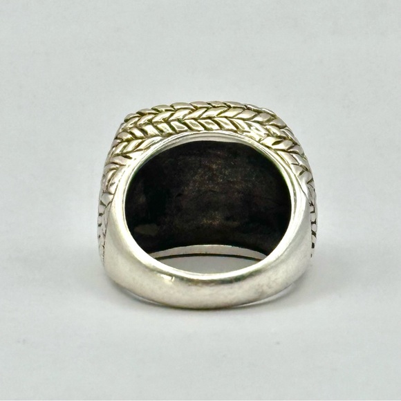 Silpada Retired Vintage R1646 Sterling Silver Hammered Ring Size 6.5 - Picture 6 of 10